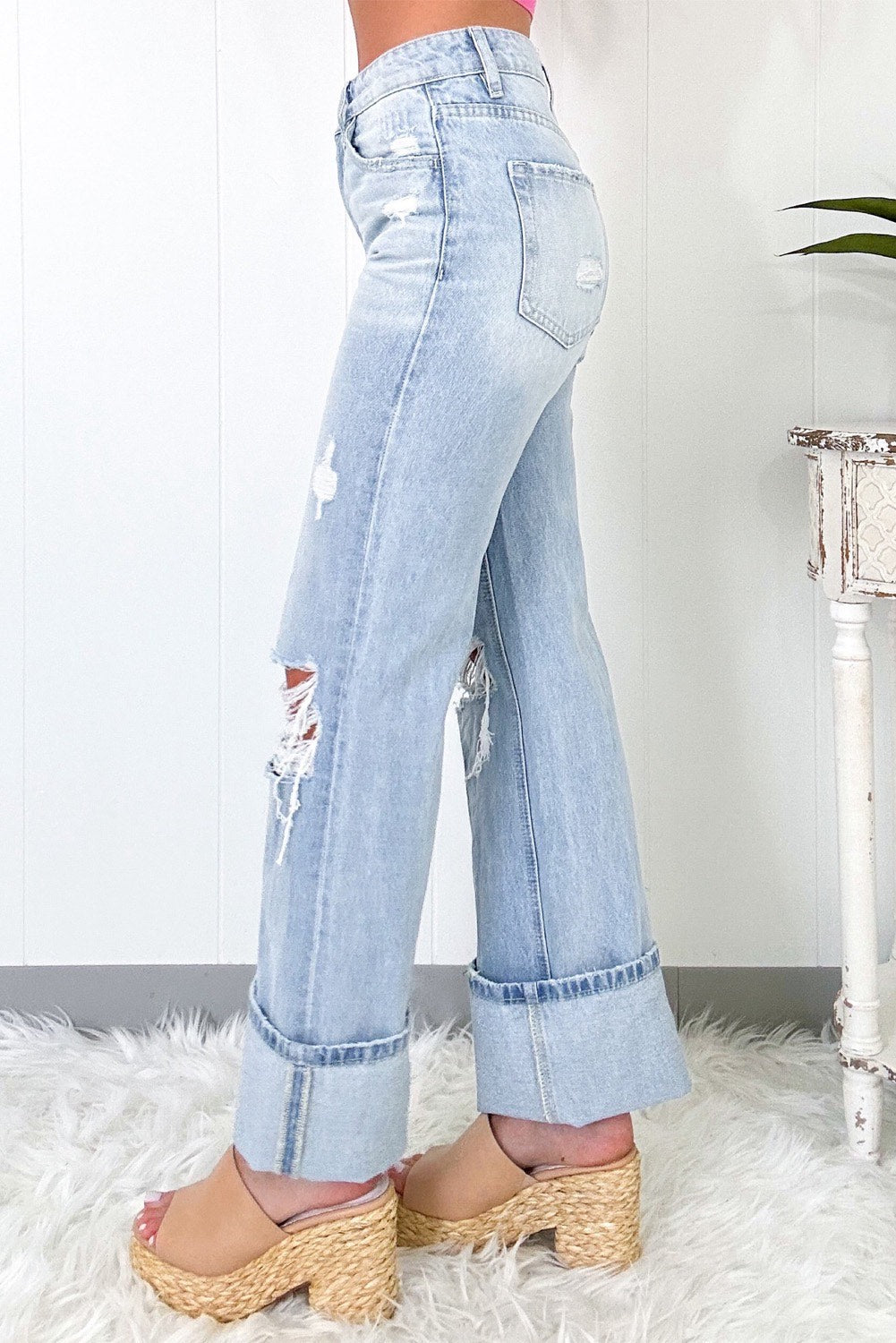 The Cali Cuff Jeans